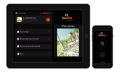 Application Batifire développée par Batisafe