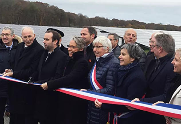 Inauguration du parc solaire