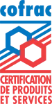 Logo COFRAC Certification Produits & Services